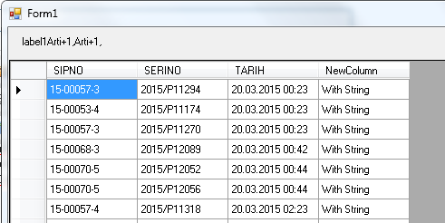 اخذ البيانات من الداتا تابل واظهارها بالشاشة C # Datatable Data