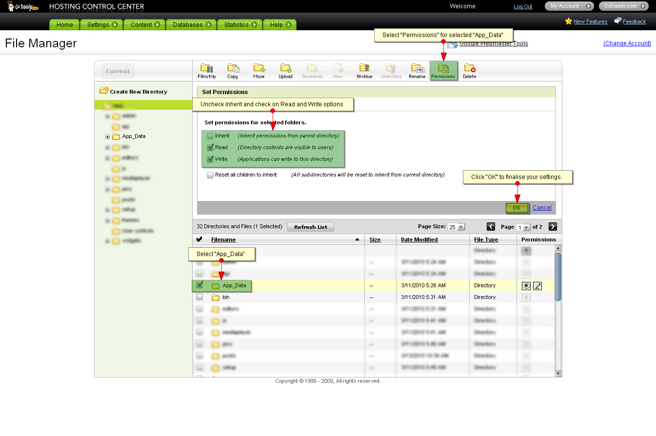 شرح hosting IIS management