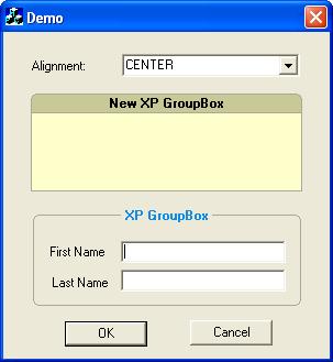  مربع تنظيم الادوات بالشاشة Groupbox-pannel windows app