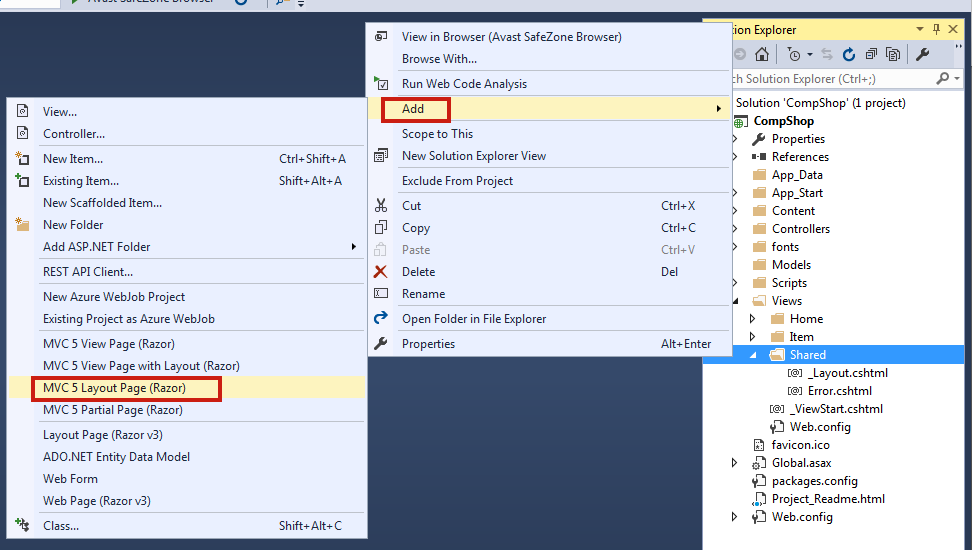 برمجة مواقع بالدوت نت كور WWWRoot Folder mvc core