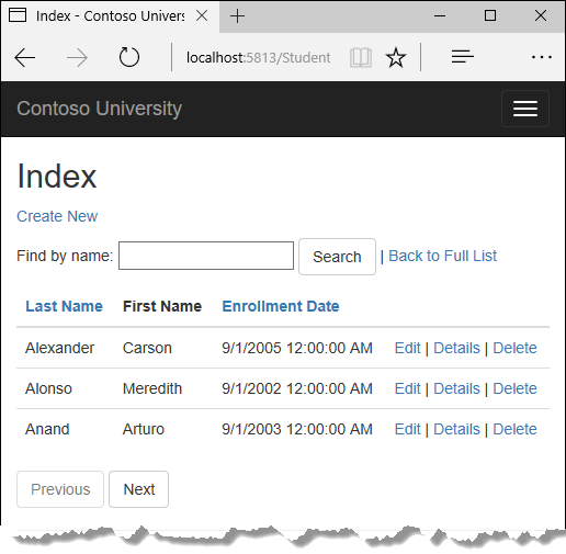 شاشة المخازن للشركة view data in mvc core