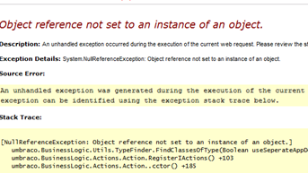 حل مشكلة تحدث كثيرا ومعرفة سببها object reference not set to an instance of an object