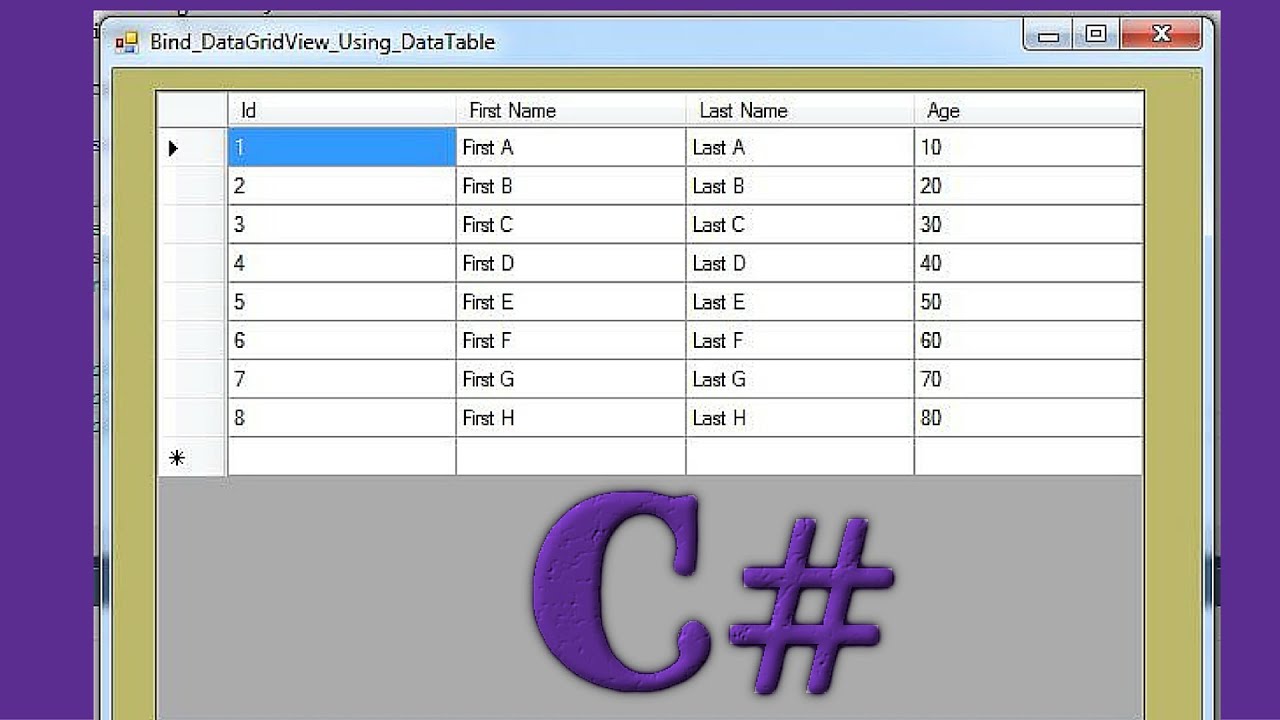 حل مشكلة الداتاتابل فارغة من البيانات Datatable null 