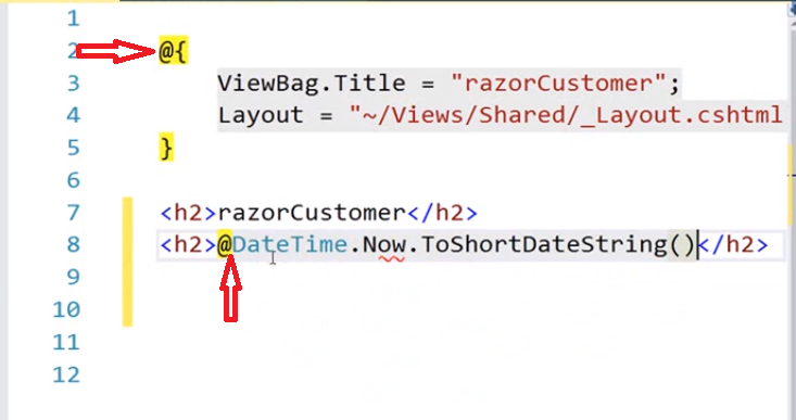 ماهي تقنية الرازور Razor in Asp.net MVC